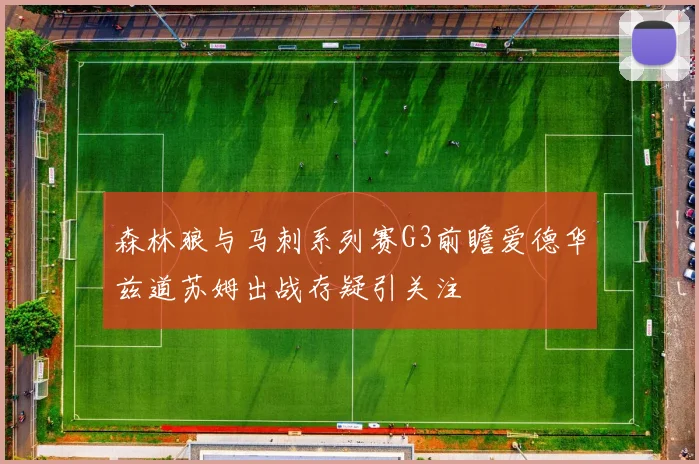 森林狼与马刺系列赛G3前瞻爱德华兹道苏姆出战存疑引关注